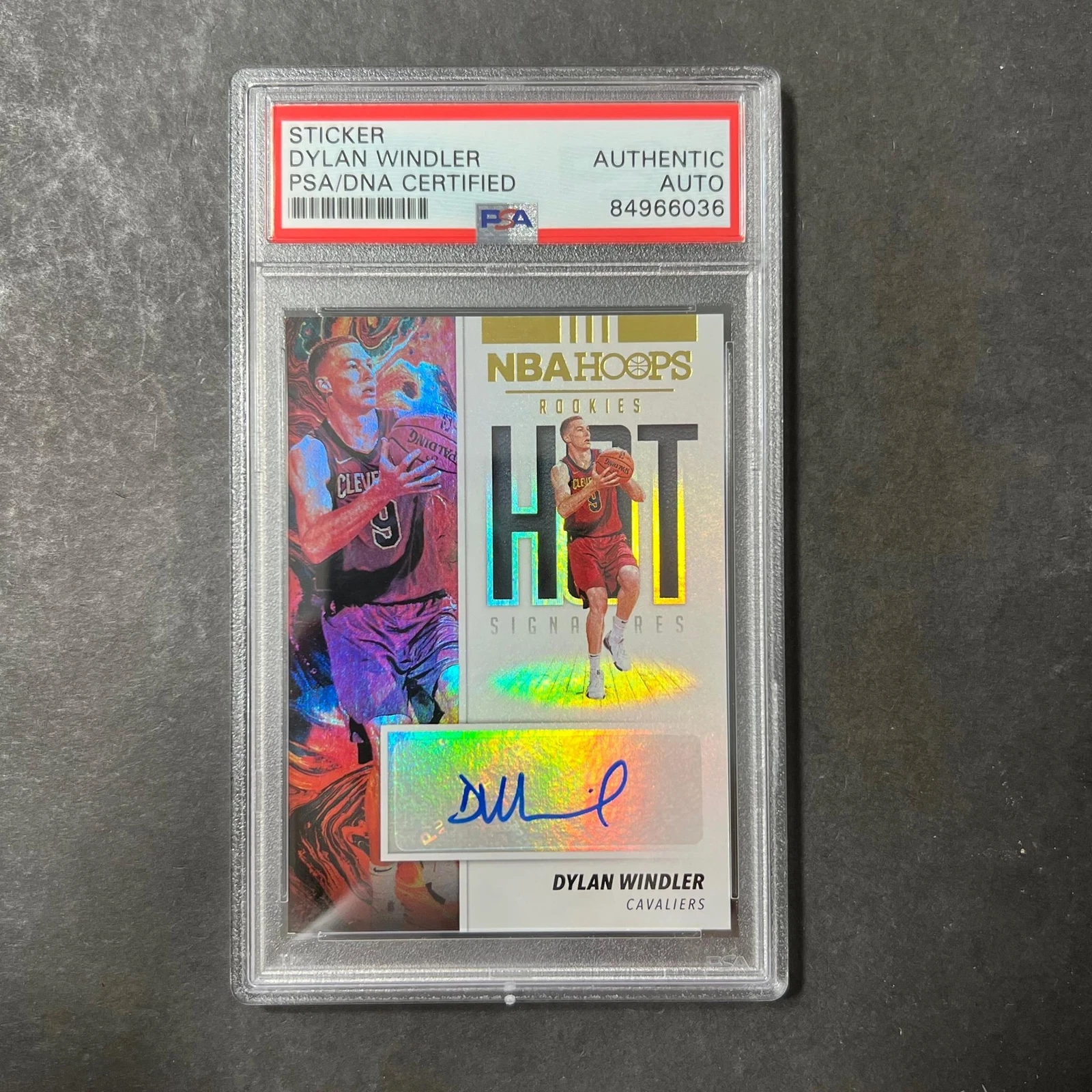 2019 Panini Hoops #HR-DWL Dylan Windler Signed Card AUTO PSA Slabbed RC Cavalier