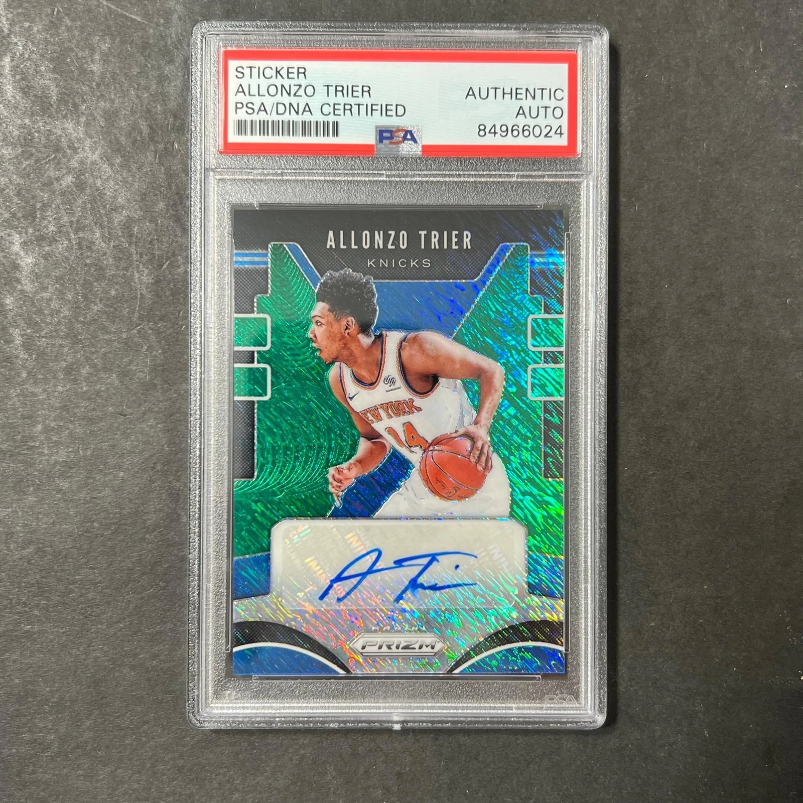 2019-20 Panini Prizm #SG-ATR Allonzo Trier Signed PSA/DNA Trading Card Autograph