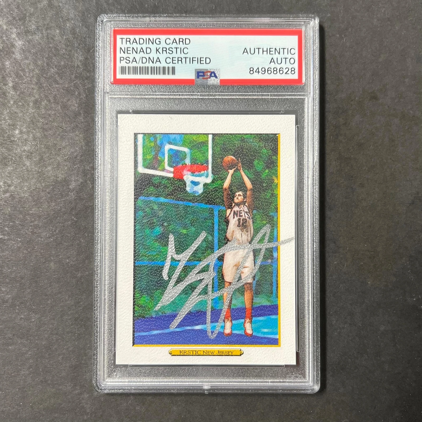 2006 NBA Topps Turkey Red Prominent Basketball Players #N45 Nenad Krstic Signed
