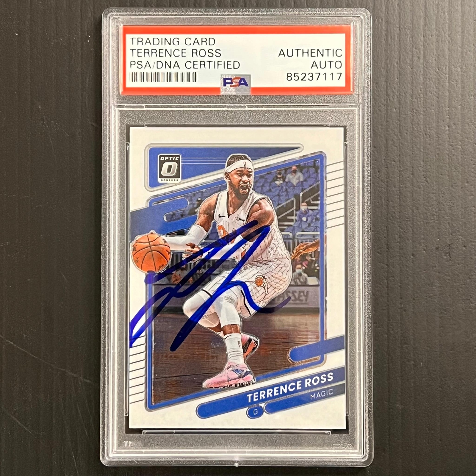 2021-22 Panini Donruss Optic #35 Terrence Ross Signed Card AUTO PSA Slabbed Magi