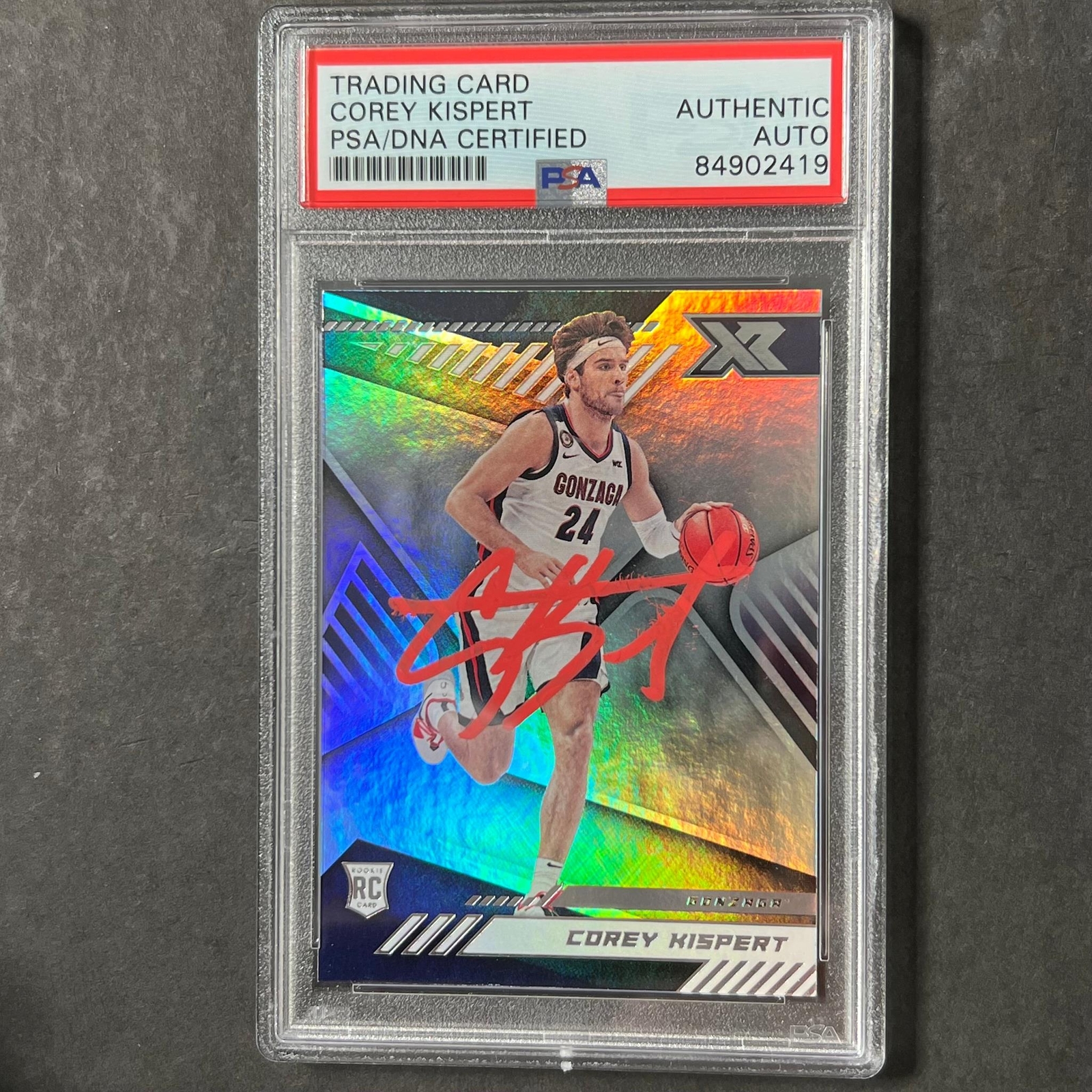 2021 Panini Chronicles XR Draft Picks #168 COREY KISPERT Signed Card AUTO PSA Sl