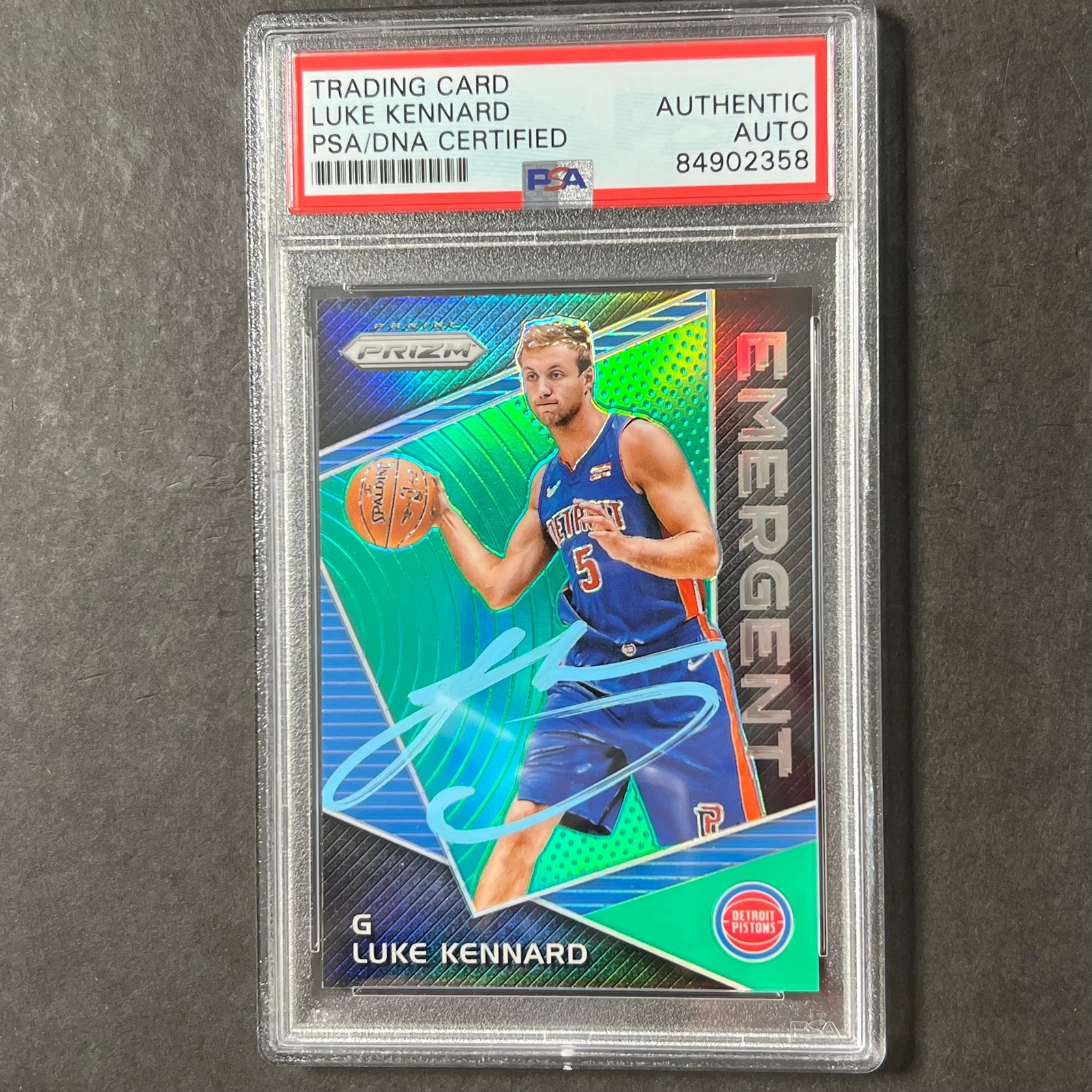 2017-18 Panini Prizm #EM-LUK Luke Kennard Signed Rookie Card AUTO PSA Slabbed Pi