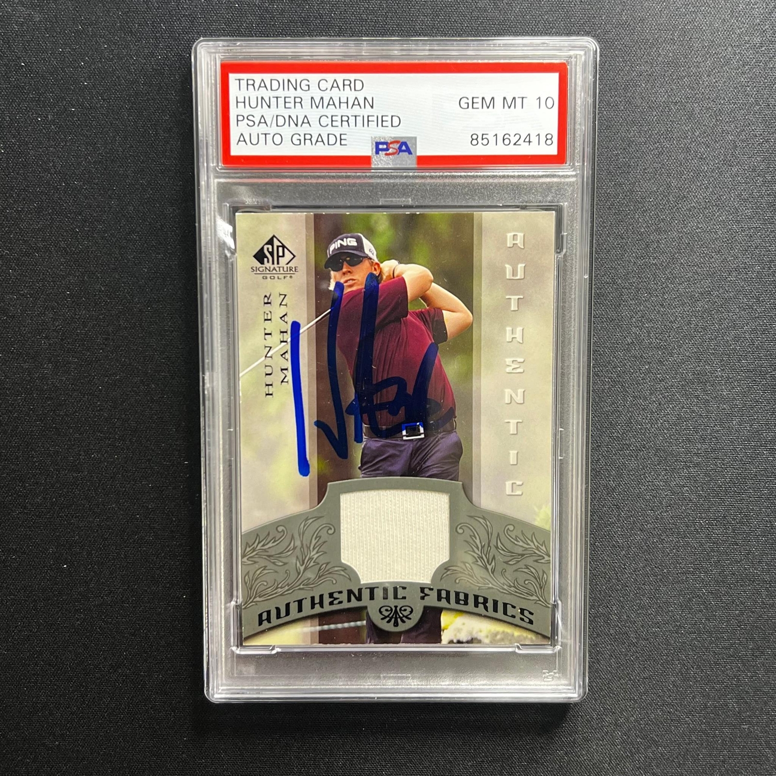 2005 Upper Deck SP #AF-HM Hunter Mahan signed card AUTO 10 PSA/DNA Autographed G