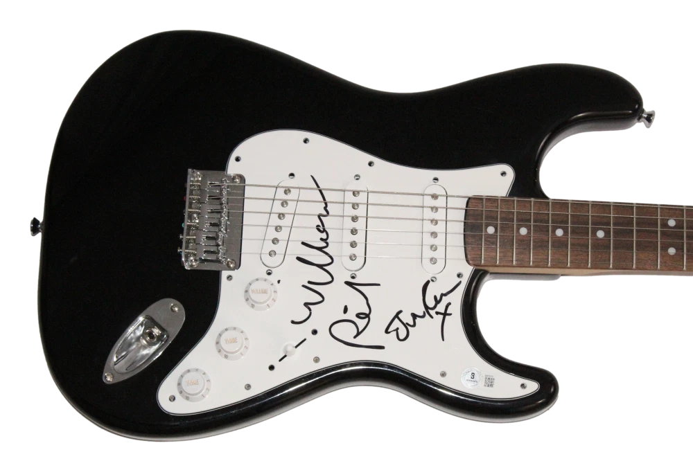 The Jesus and Mary Chain Signed Autograph Fender Stratocaster Guitar Beckett COA