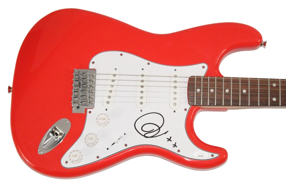 Jon Anderson Yes Signed Autograph Fender Electric Guitar - Fragile w/ JSA COA