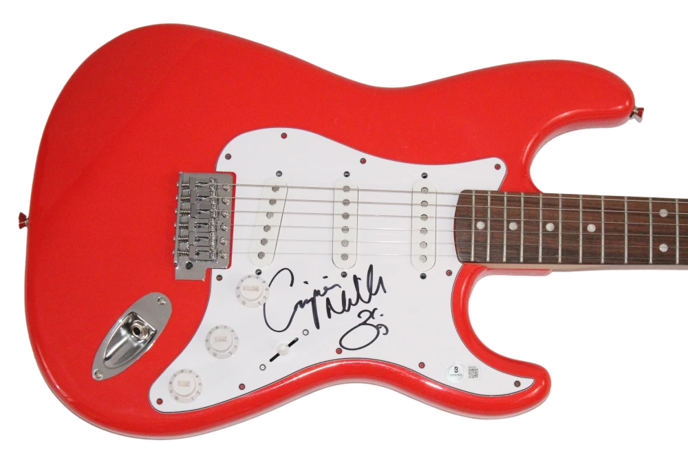 Crispian Mills Kula Shaker Signed Autograph Fender Guitar w/ Beckett COA