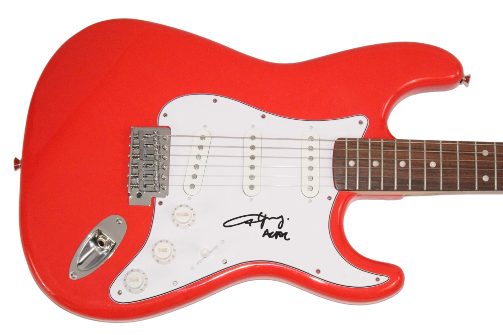 Angus Young AC/DC ACDC Signed Autograph Fender Guitar - Highway to Hell JSA COA