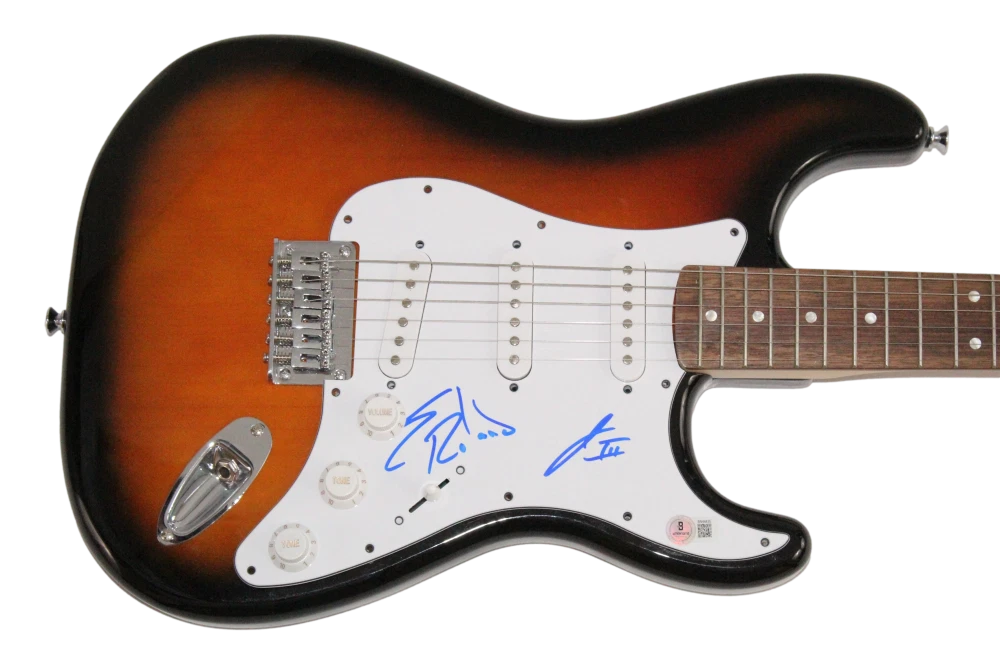 Ed & Jesse Collective Soul Signed Autograph Fender Electric Guitar - Beckett COA