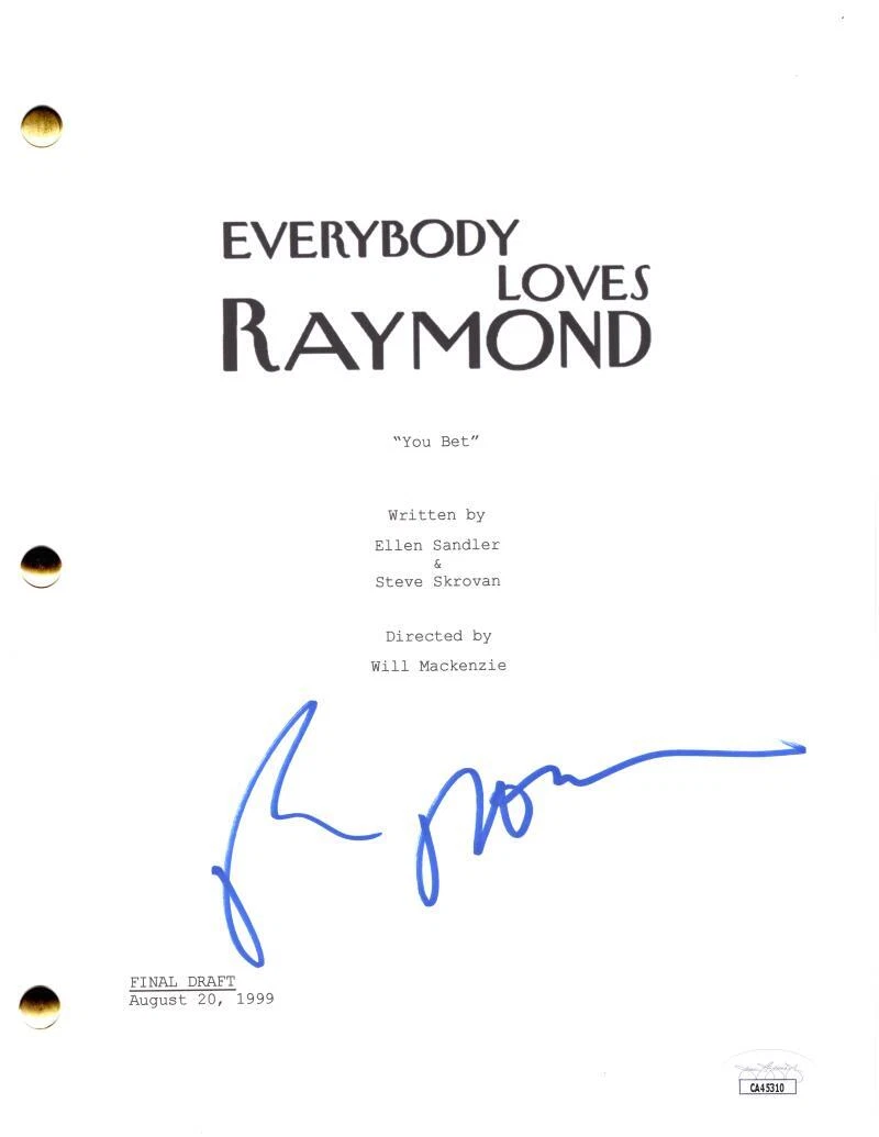 Ray Romano Signed Autograph Everybody Loves Raymond Script Screenplay w/ JSA COA