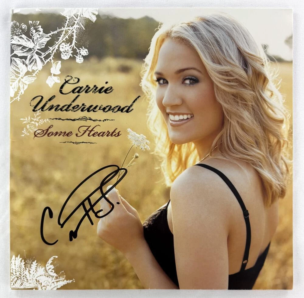 Carrie Underwood Signed Autograph Album Vinyl Record LP - Some Hearts JSA COA