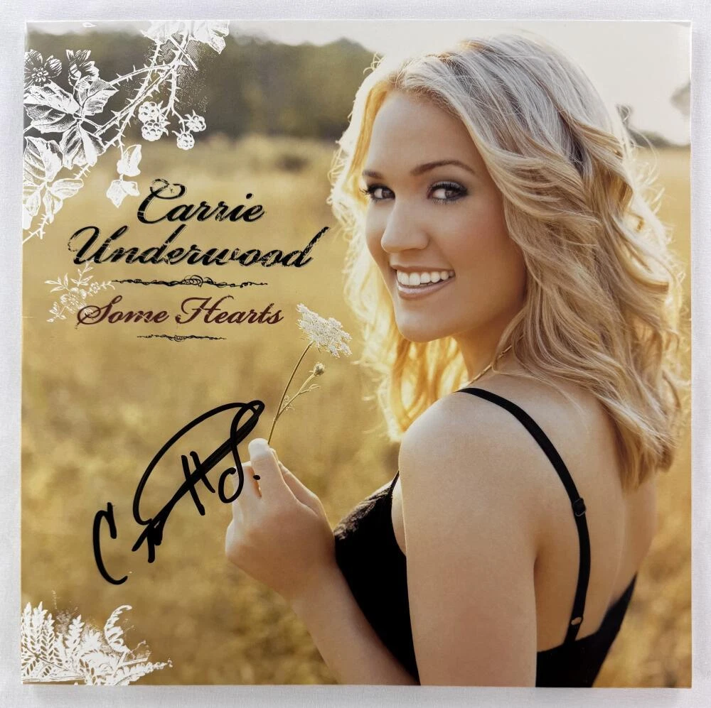 Carrie Underwood Signed Autograph Album Vinyl Record LP - Some Hearts w/ JSA COA
