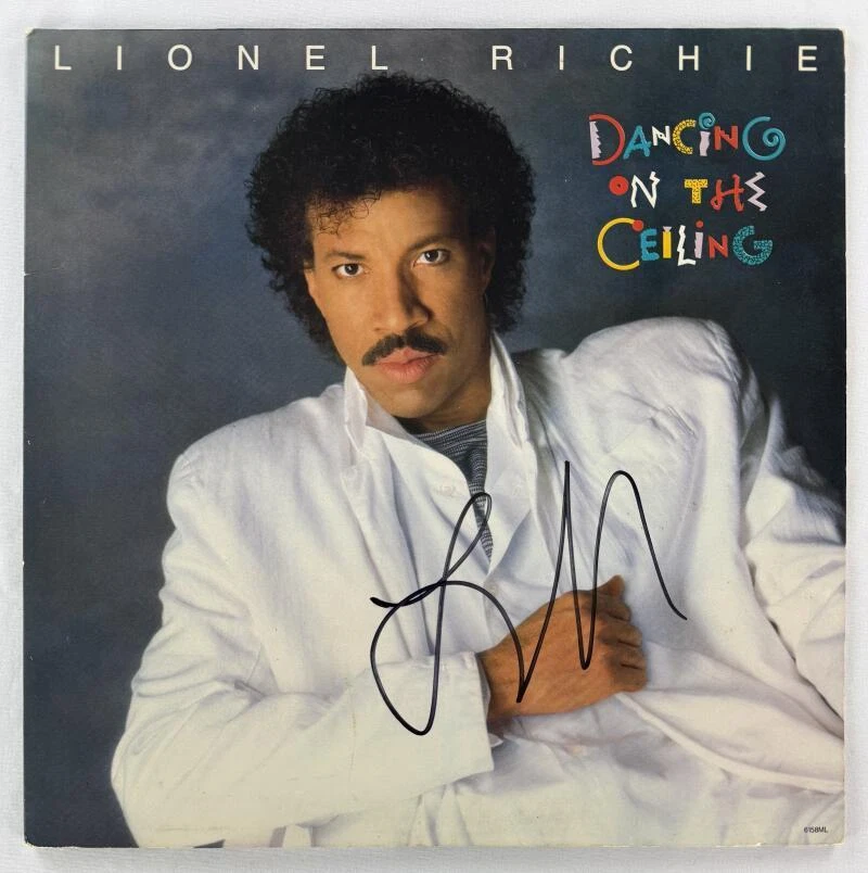 Lionel Richie Signed Autograph Album Vinyl Record LP Dancing on the Ceiling JSA