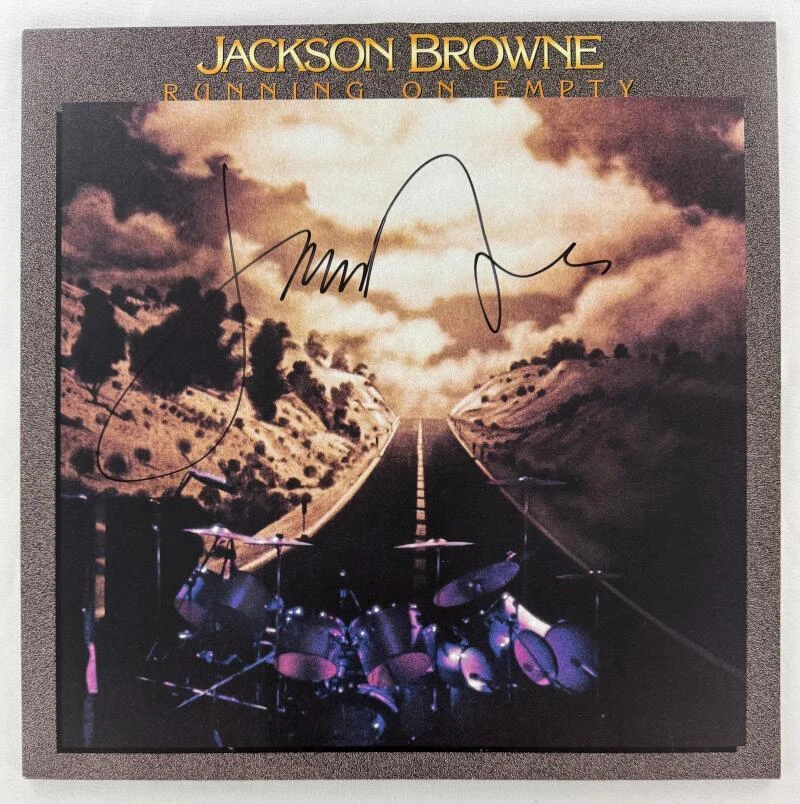 Jackson Browne Signed Autograph Album Vinyl Record LP - Running on Empty JSA COA