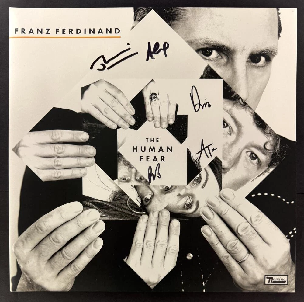 Franz Ferdinand Signed Autograph Album Vinyl Record LP - The Human Fear JSA COA