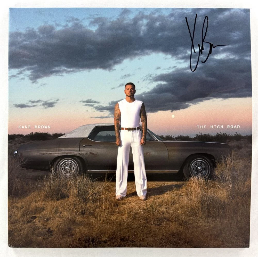 Kane Brown Signed Autograph Album Vinyl Record LP The High Road w/ JSA COA