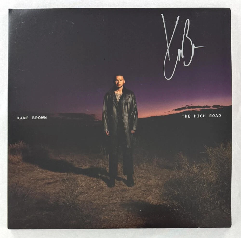 Kane Brown Signed Autograph Album Vinyl Record LP The High Road Night  JSA COA