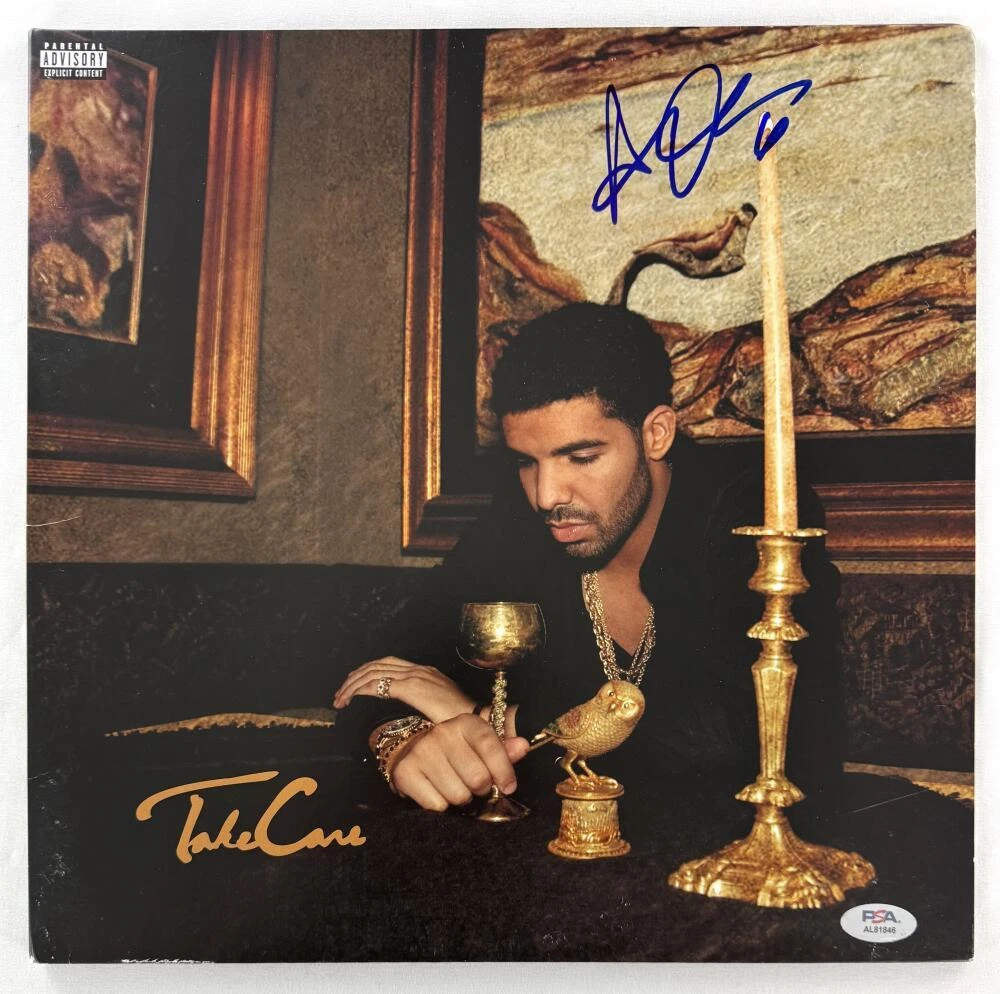 Aubrey Graham - Drake Signed Autograph Album Vinyl Record LP - Take Care PSA COA