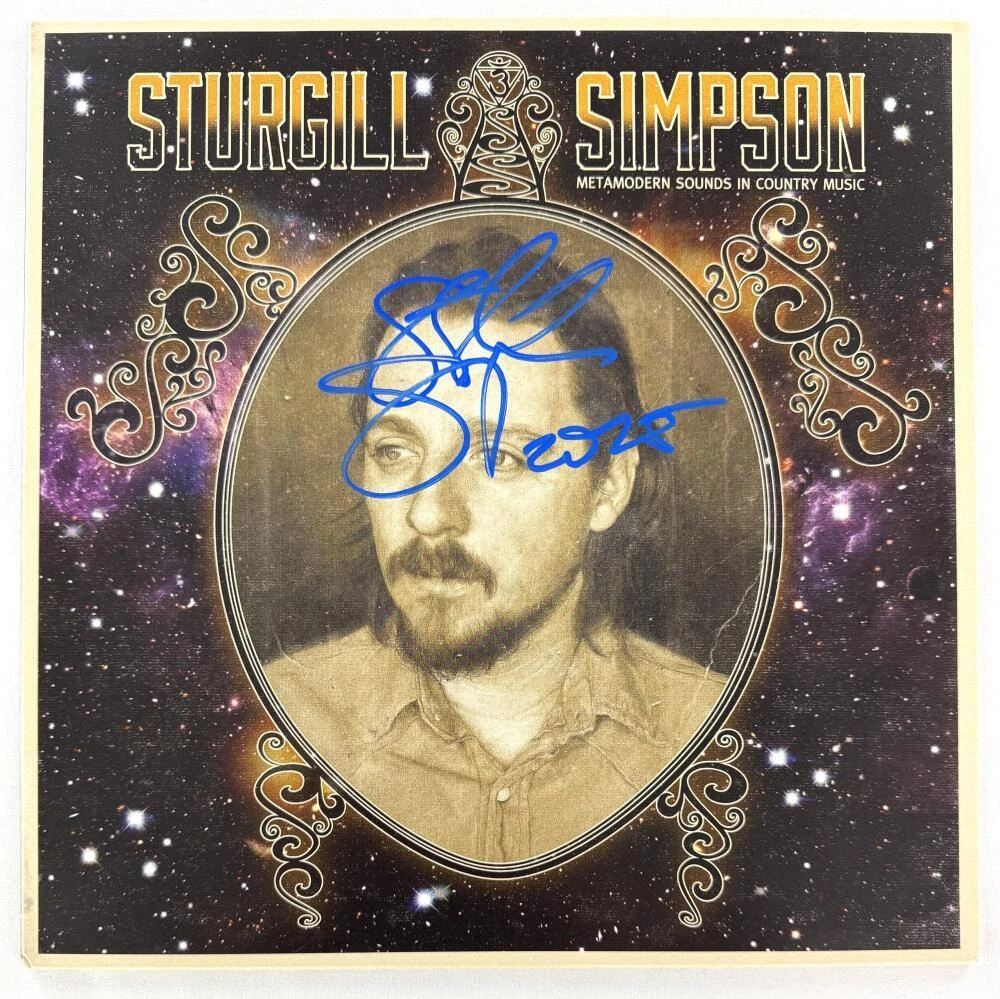 Sturgill Simpson Signed Autograph Album Vinyl Record LP - Metamodern Sounds JSA