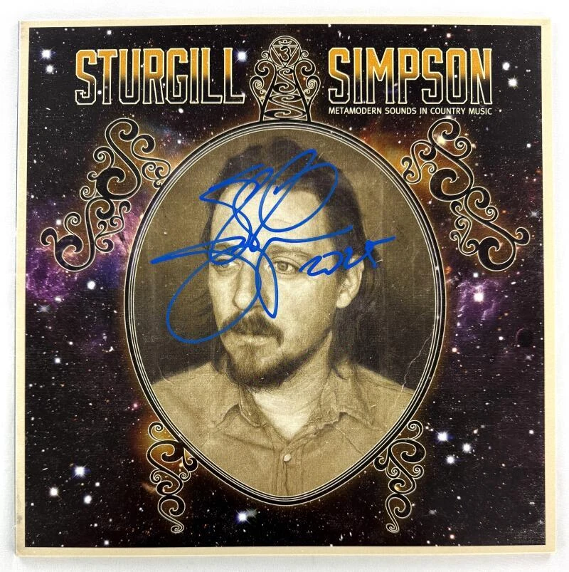 Sturgill Simpson Signed Autograph Album Vinyl Record - Metamodern Sounds JSA COA