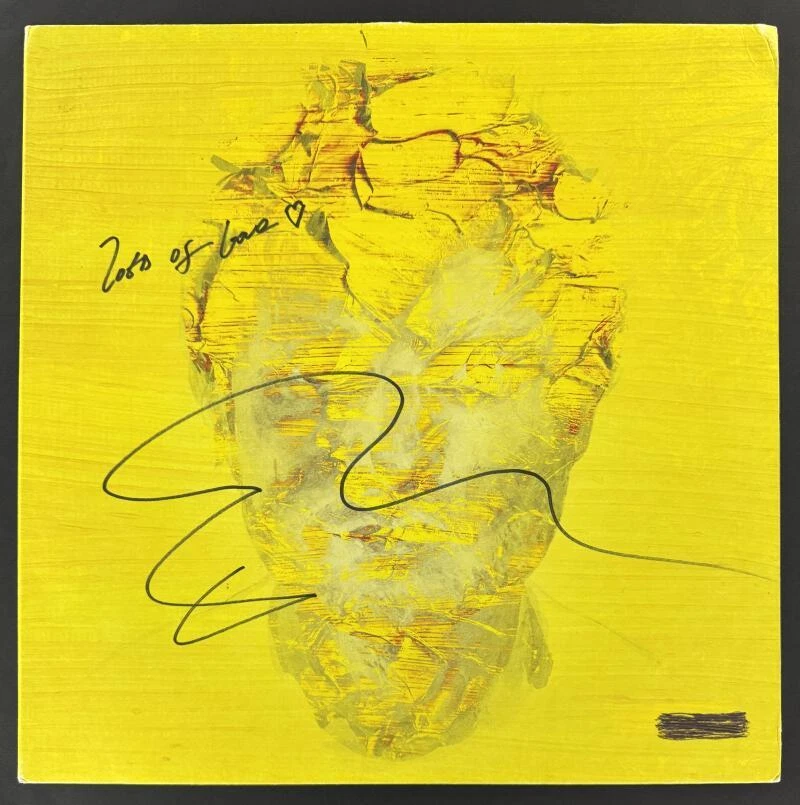 Ed Sheeran Signed Autograph Album Vinyl Record LP - Subtract w/ Beckett COA