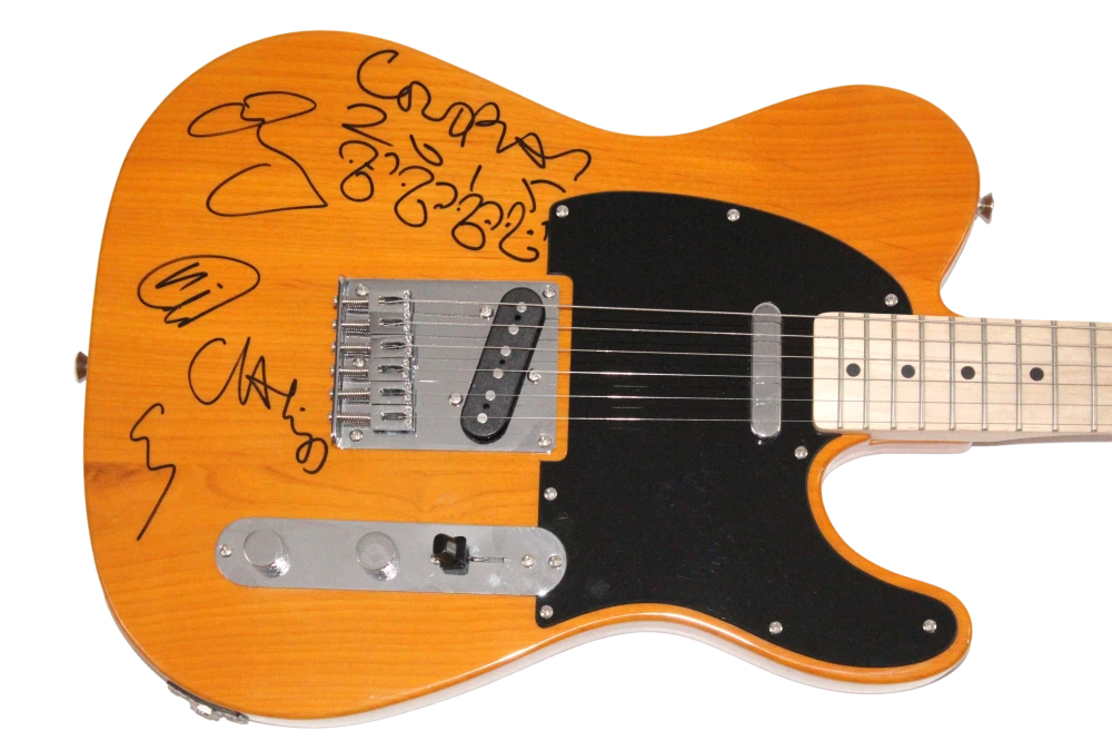Coldplay Full Band Signed Autograph Fender Guitar - Chris Martin +3 JSA COA