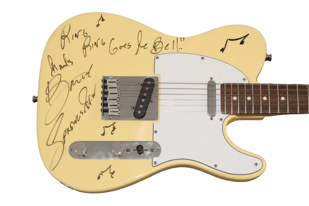 Bruce Springsteen Signed Autograph Guitar Amazing Inscription Full Signature BAS