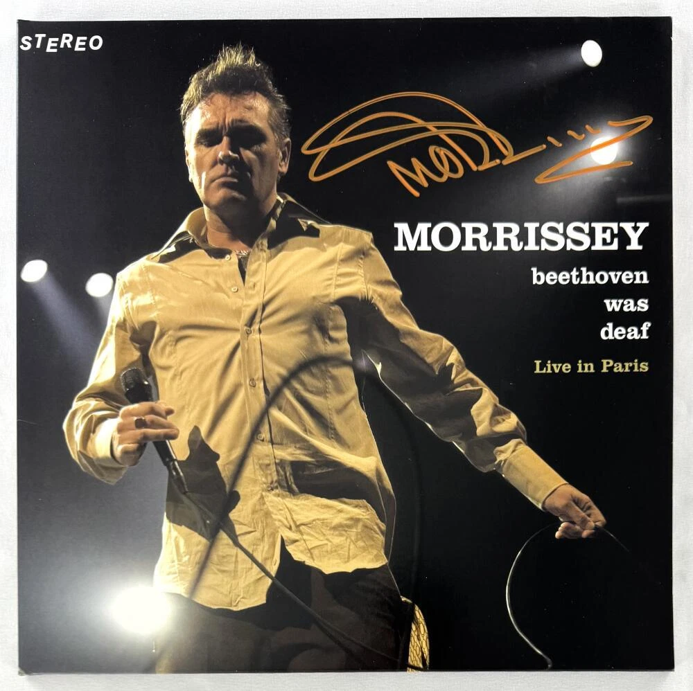Morrissey The Smiths Signed Autograph Album Vinyl Record Beethoven Was Deaf JSA