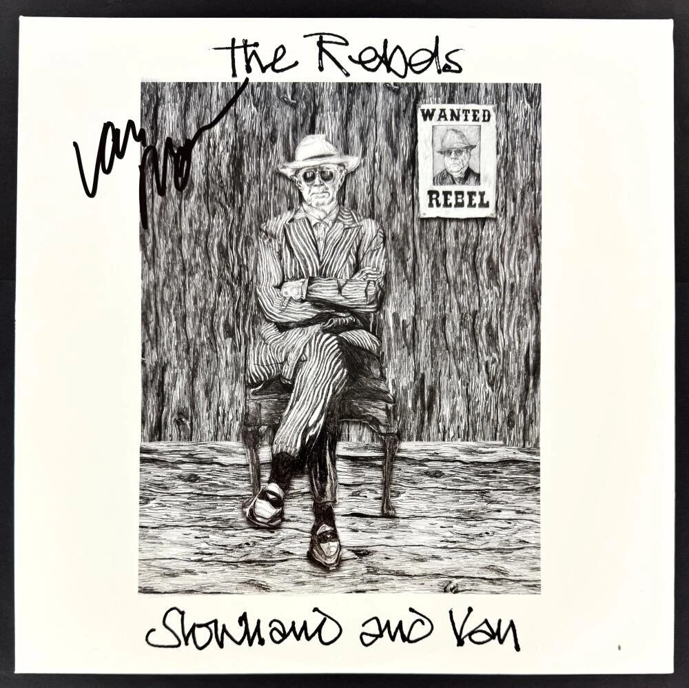 Van Morrison Signed Autograph Album Vinyl Record The Rebels w/ Eric Clapton JSA
