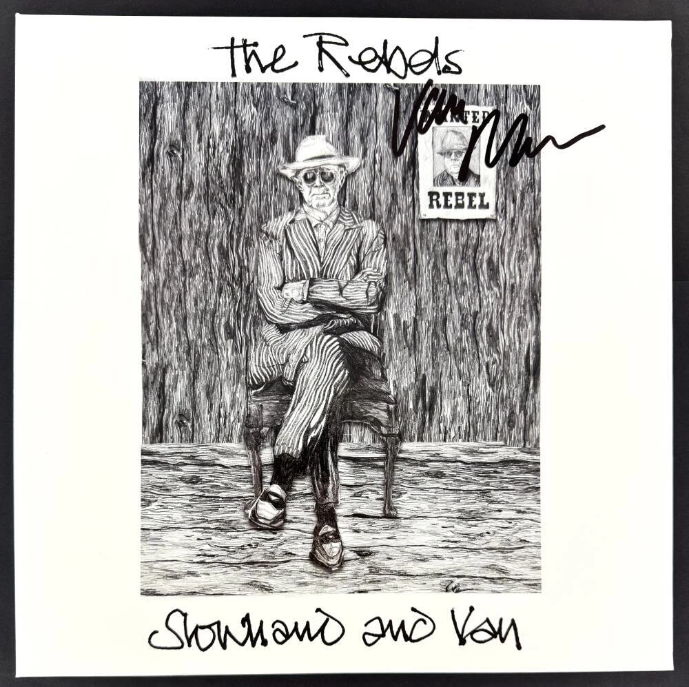 Van Morrison Signed Autograph Album Vinyl Record The Rebels Eric Clapton JSA COA