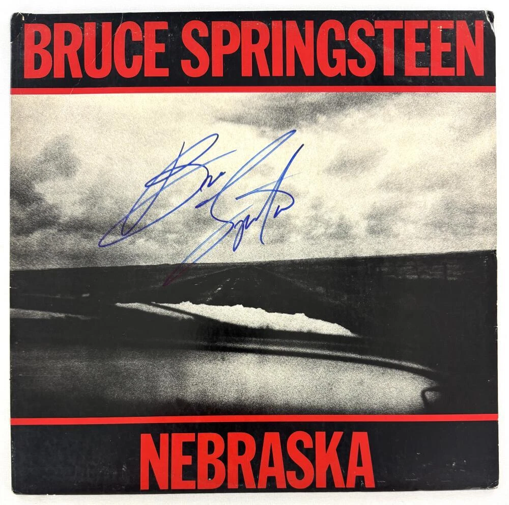 Bruce Springsteen Signed Autograph Album Vinyl Record LP - Nebraska Beckett COA