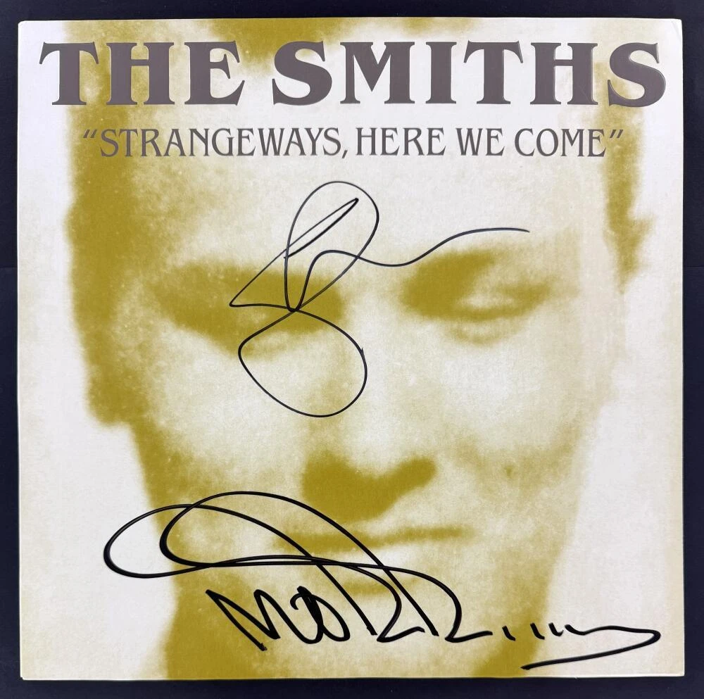 Morrissey & Johnny Marr Signed Autograph Album Vinyl Record The Smith w/ Beckett