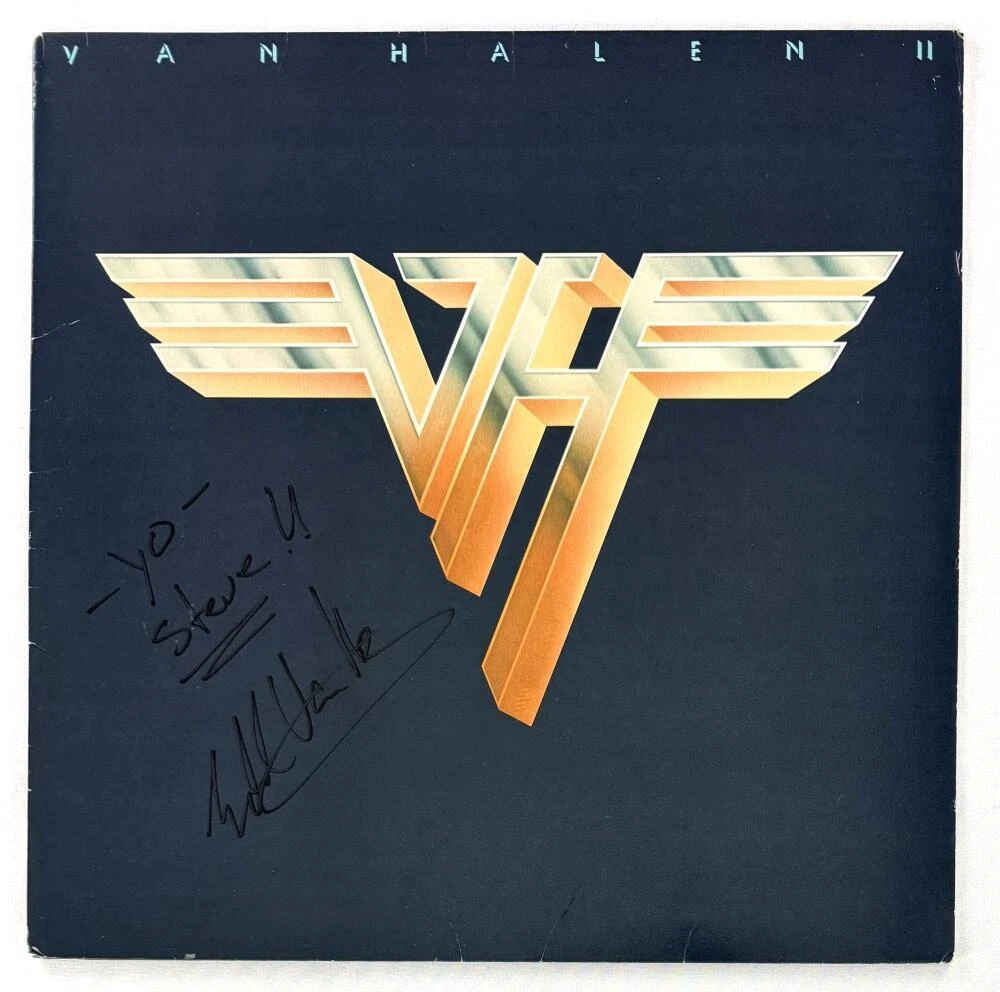 Eddie Van Halen Signed Autograph Album Vinyl Record LP - Van Halen II w/ Beckett