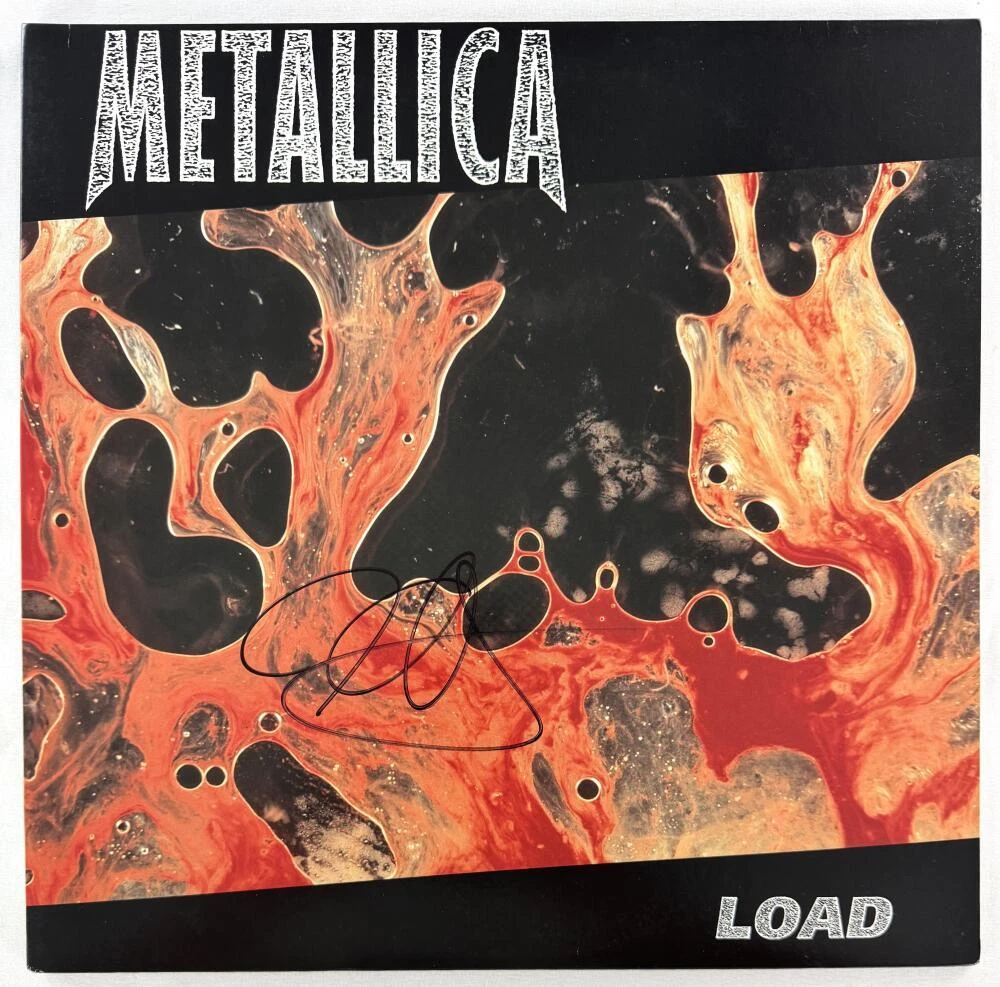 Kirk Hammett Metallica Signed Autograph Album Vinyl Record LP - Load Beckett COA