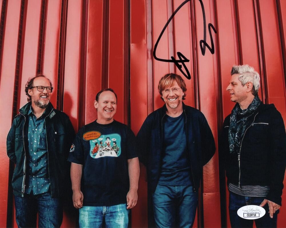 Trey Anastasio Phish Signed Autograph 8x10 Photo Photograph Lawn Boy w/ JSA COA