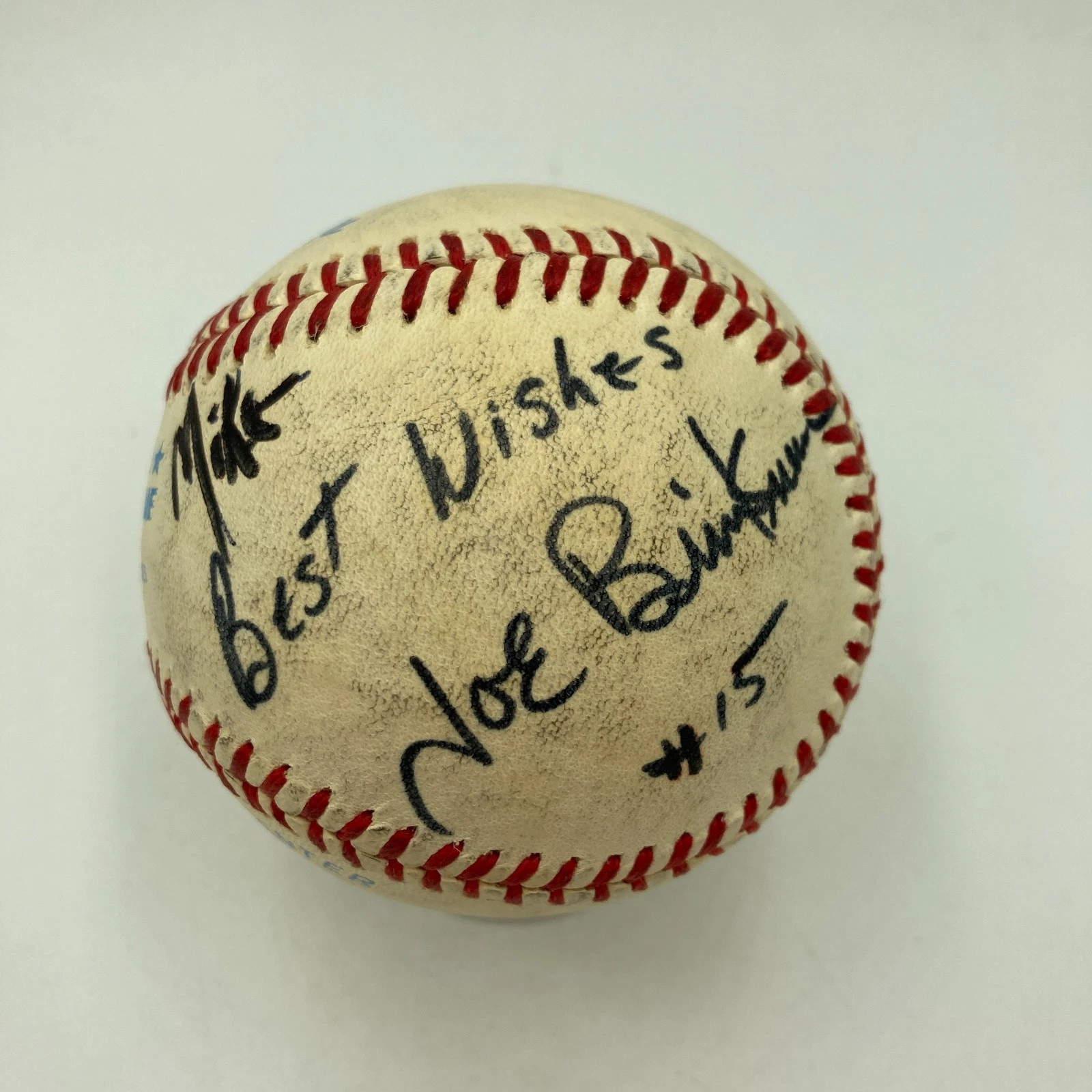 Joe Brinkman Umpire #15 Signed National League Baseball
