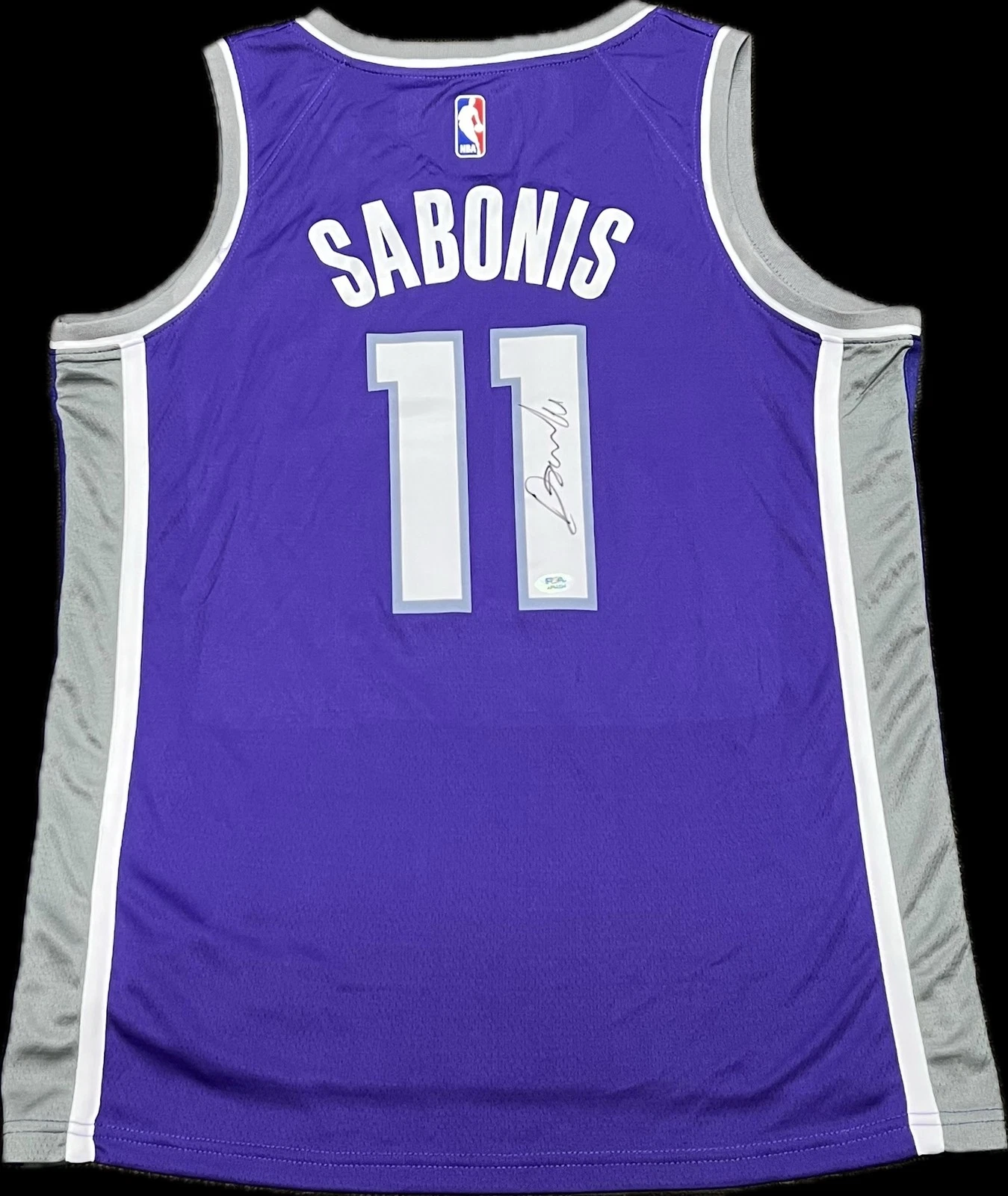Domantas Sabonis Signed Jersey PSA Sacramento Kings Autographed