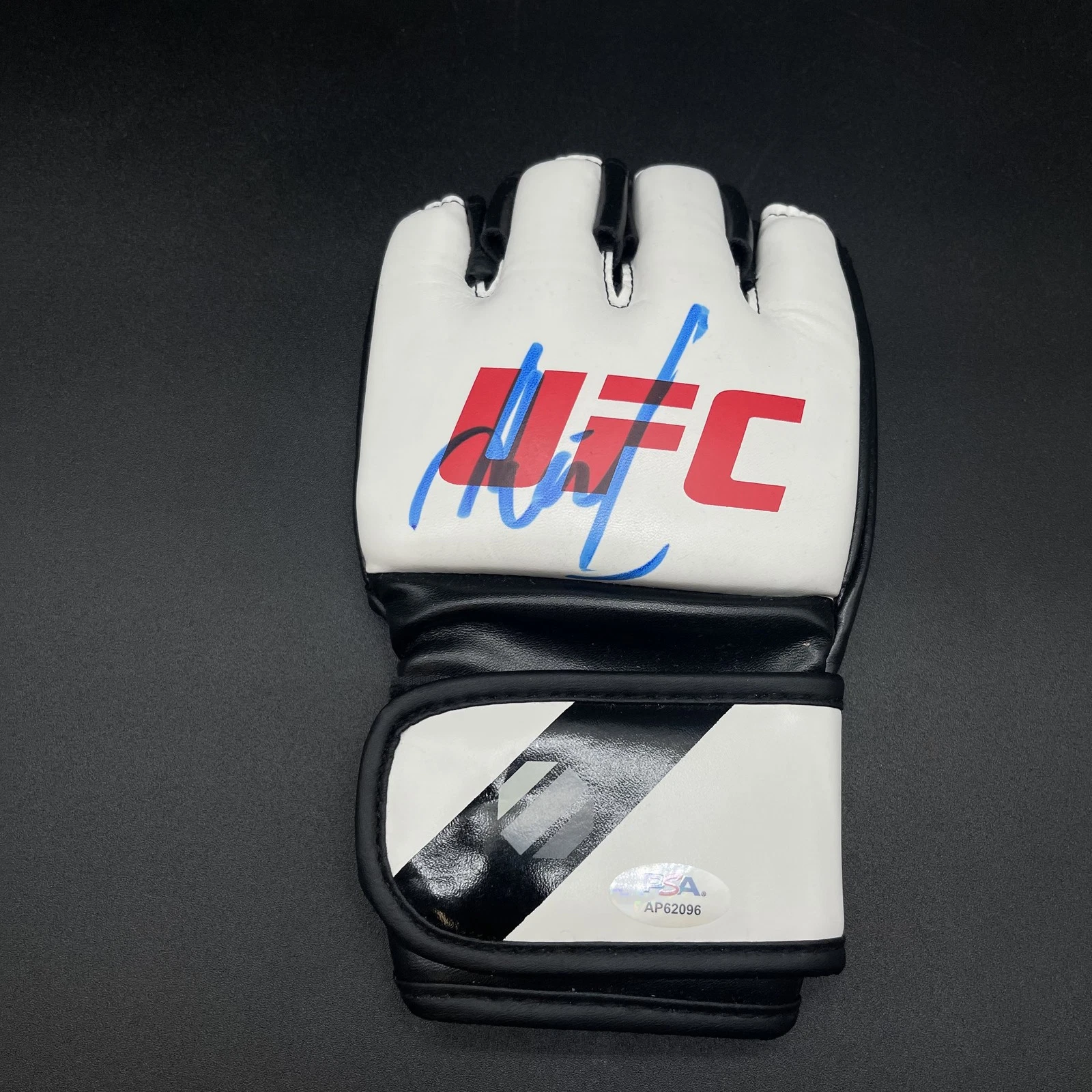 Asu Almabyev Signed UFC Glove PSA Kazakh Autographed