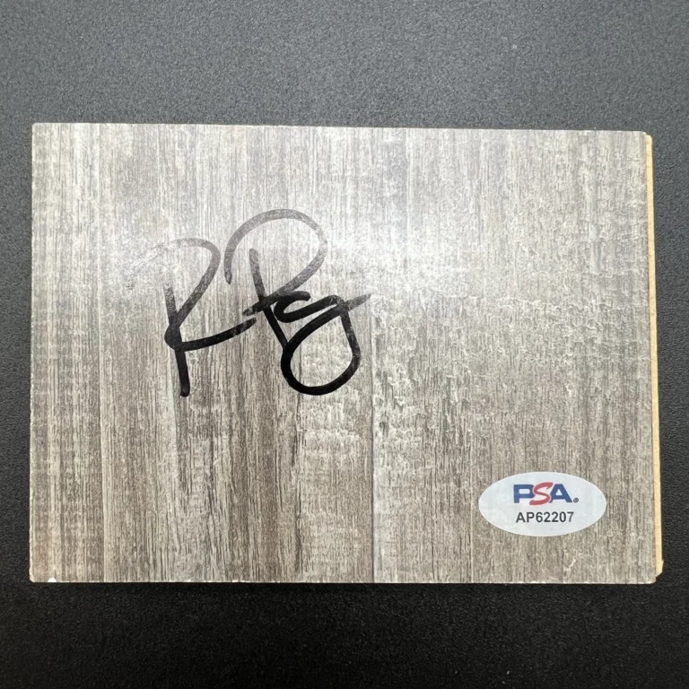 Rich Paul Signed Floorboard NBA Basketball PSA Autographed Agent