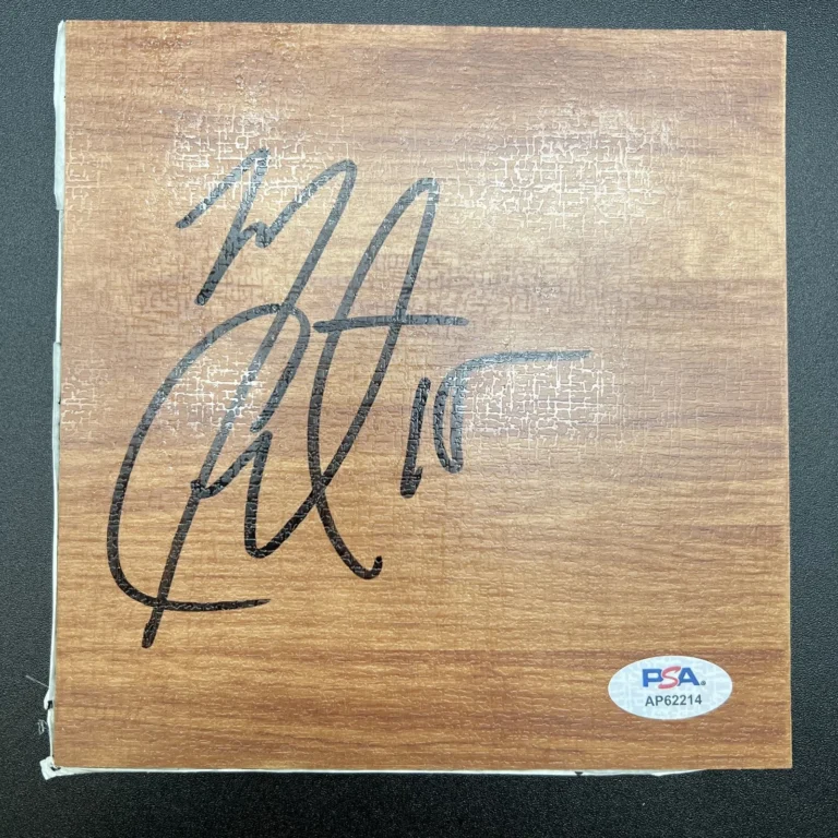 Mario Chalmers Signed Floorboard PSA Autographed Miami Heat