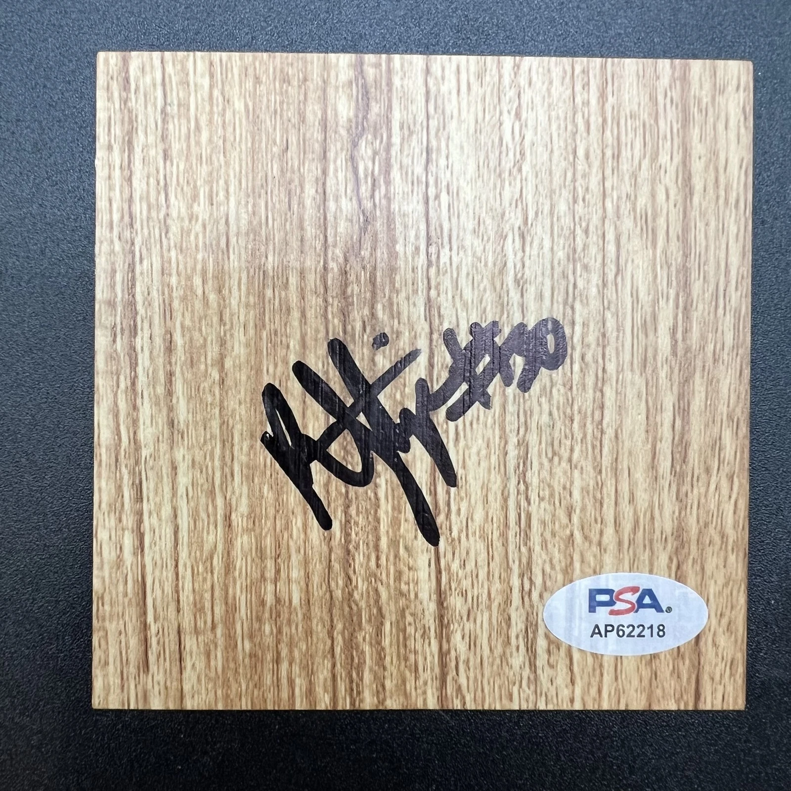 Kyle Filipowski Signed Floorboard PSA Autographed Duke