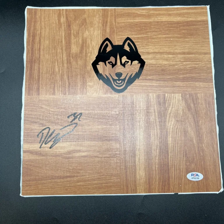 Donovan Clingan Signed Floorboard UConn Huskies