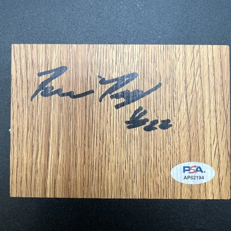 Brandin Podziemski Signed Floorboard PSA Golden State Warriors