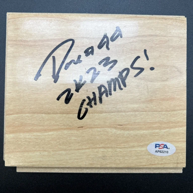 Andre Jackson Signed Floorboard PSA/DNA Autographed Uconn
