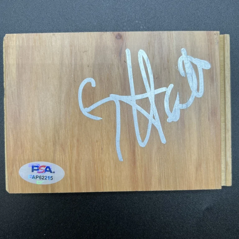 G Herbo Signed Basketball Floorboard Autographed Rapper