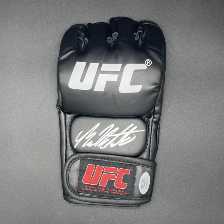 Mario Bautista Signed Glove PSA/DNA Autographed UFC