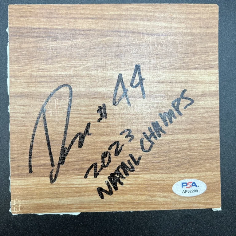 Andre Jackson Signed Floorboard PSA/DNA Autographed UCONN