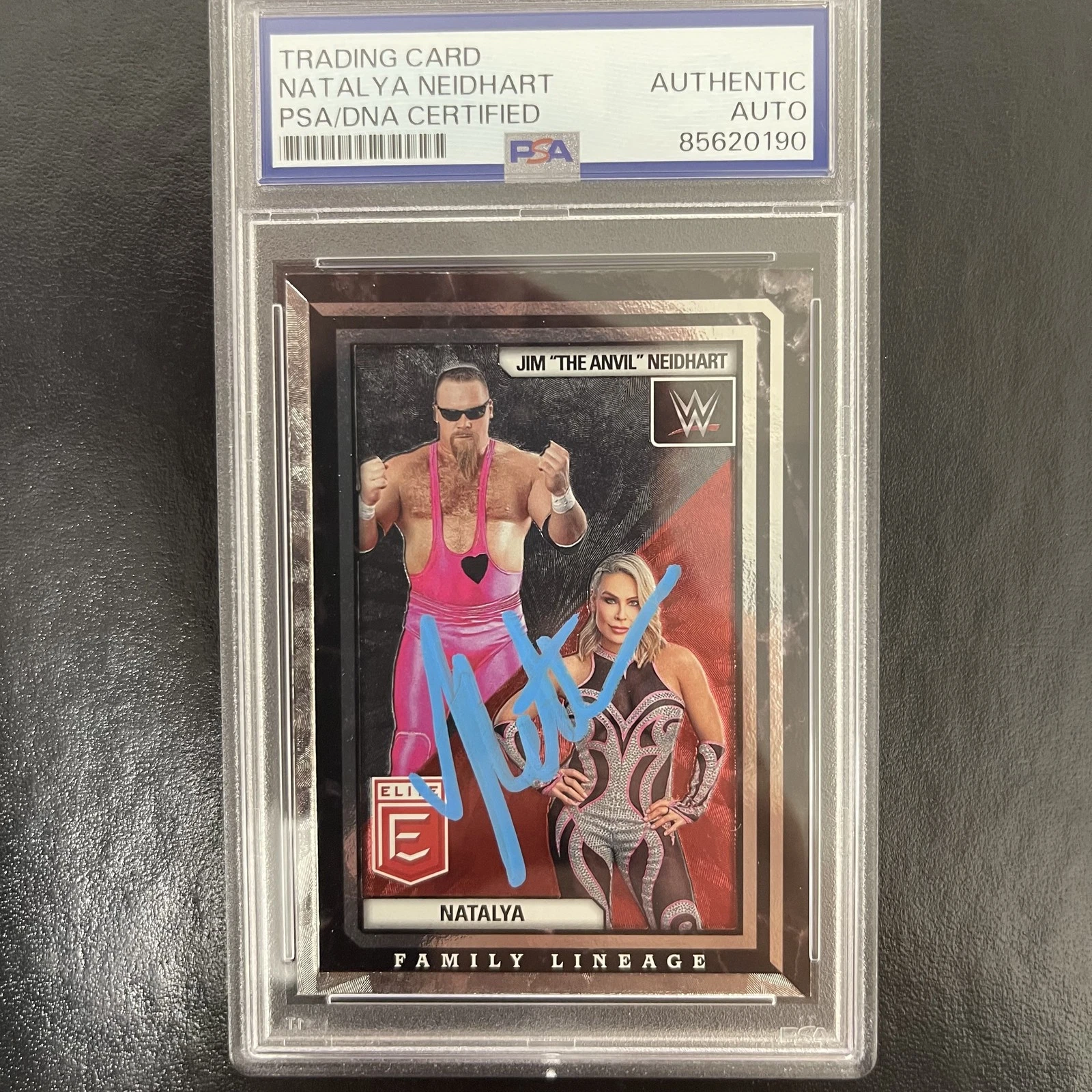 2023-24 Panini Donruss Elite #2 Natalya Neidhart signed card PSA