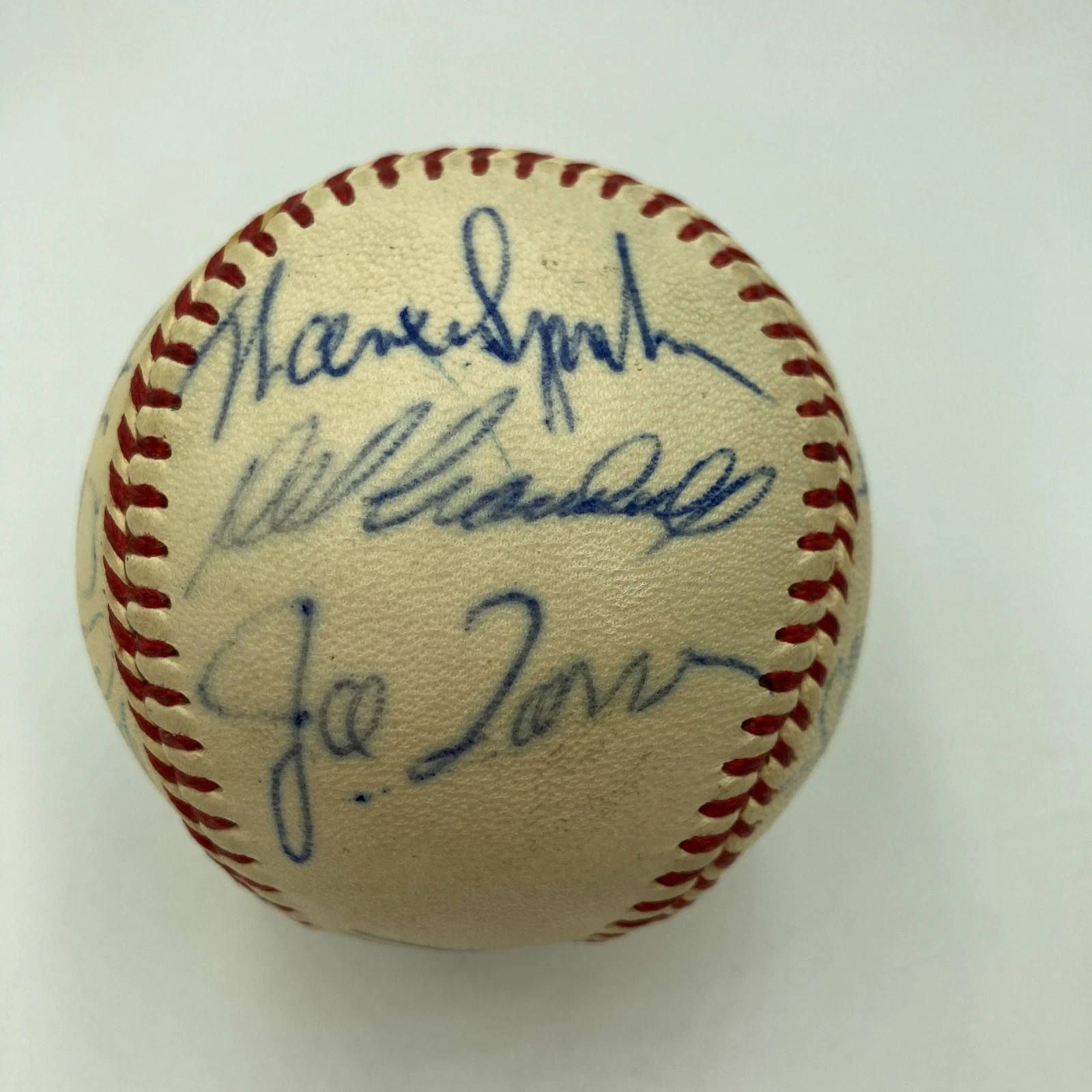 1963 Milwaukee Braves Team Signed National League Baseball JSA COA