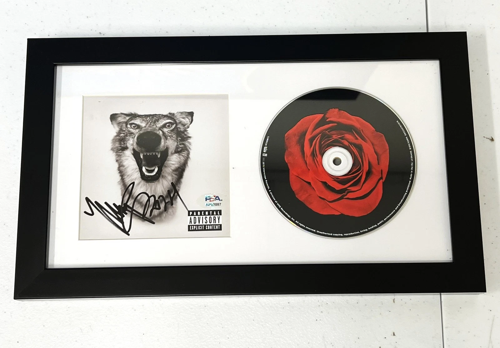 Yelawolf Signed CD Cover Framed PSA/DNA Love Story Autographed