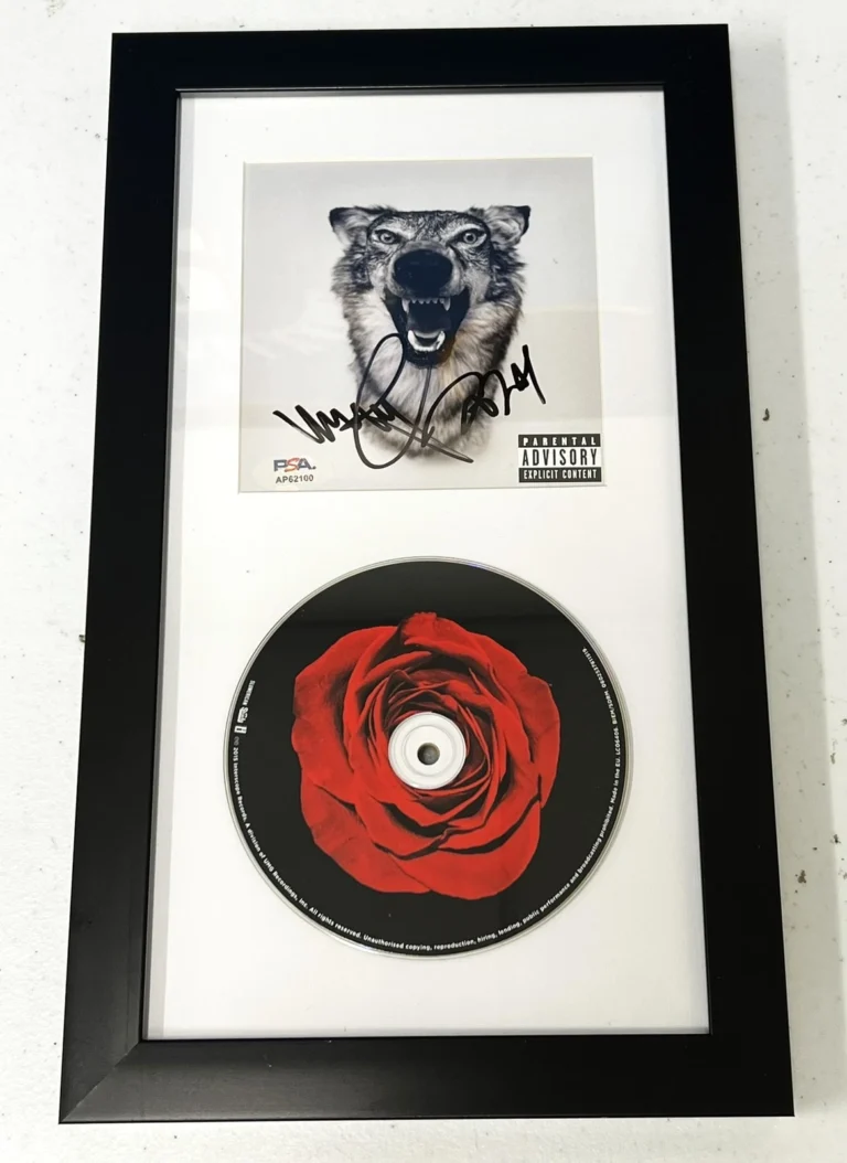 YELAWOLF SIGNED CD COVER FRAMED PSA/DNA LOVE STORY AUTOGRAPHED COLLECTIBLE MEMORABILIA